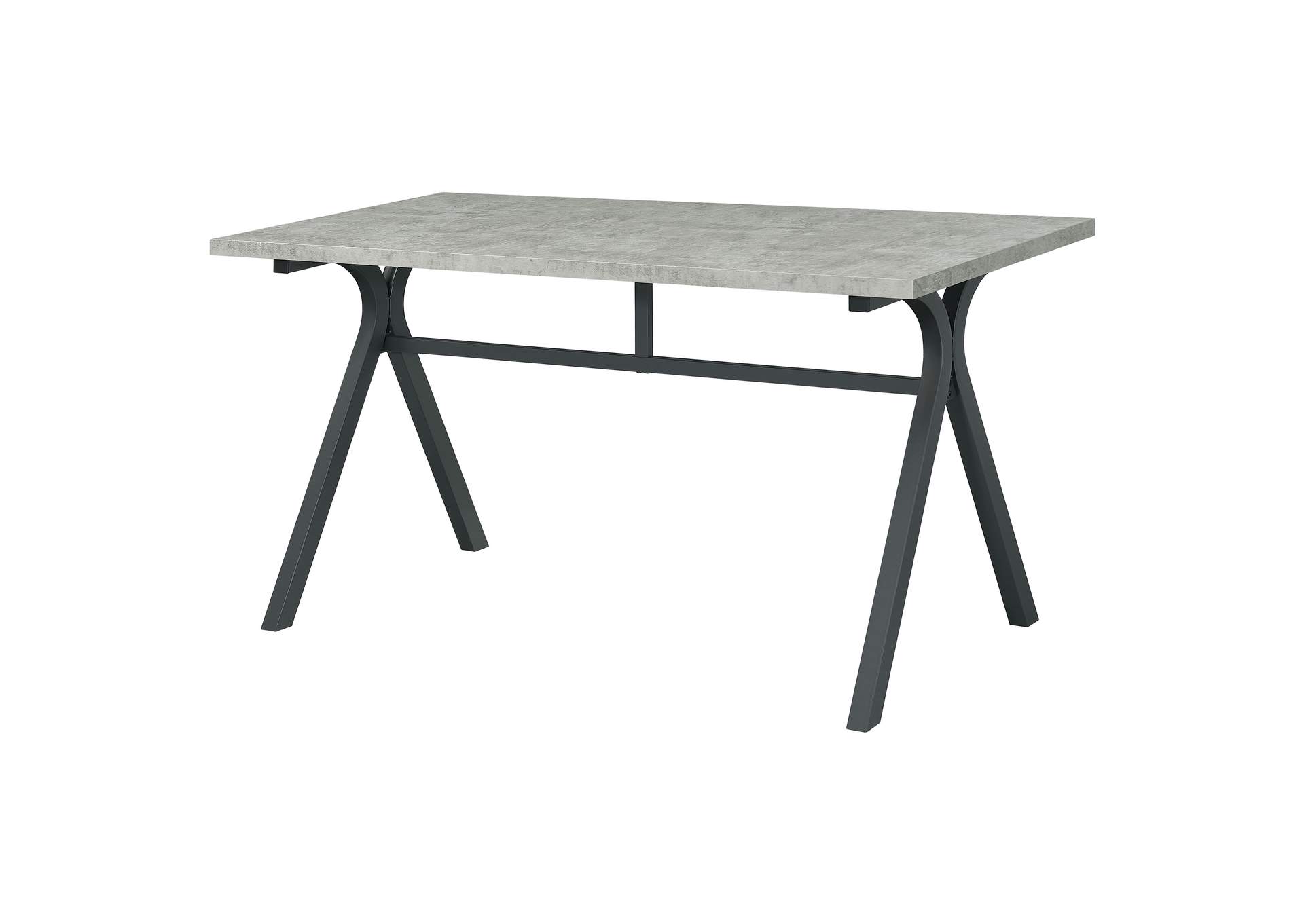 Tatum Rectangular Writing Desk Cement and Gunmetal,Coaster Furniture