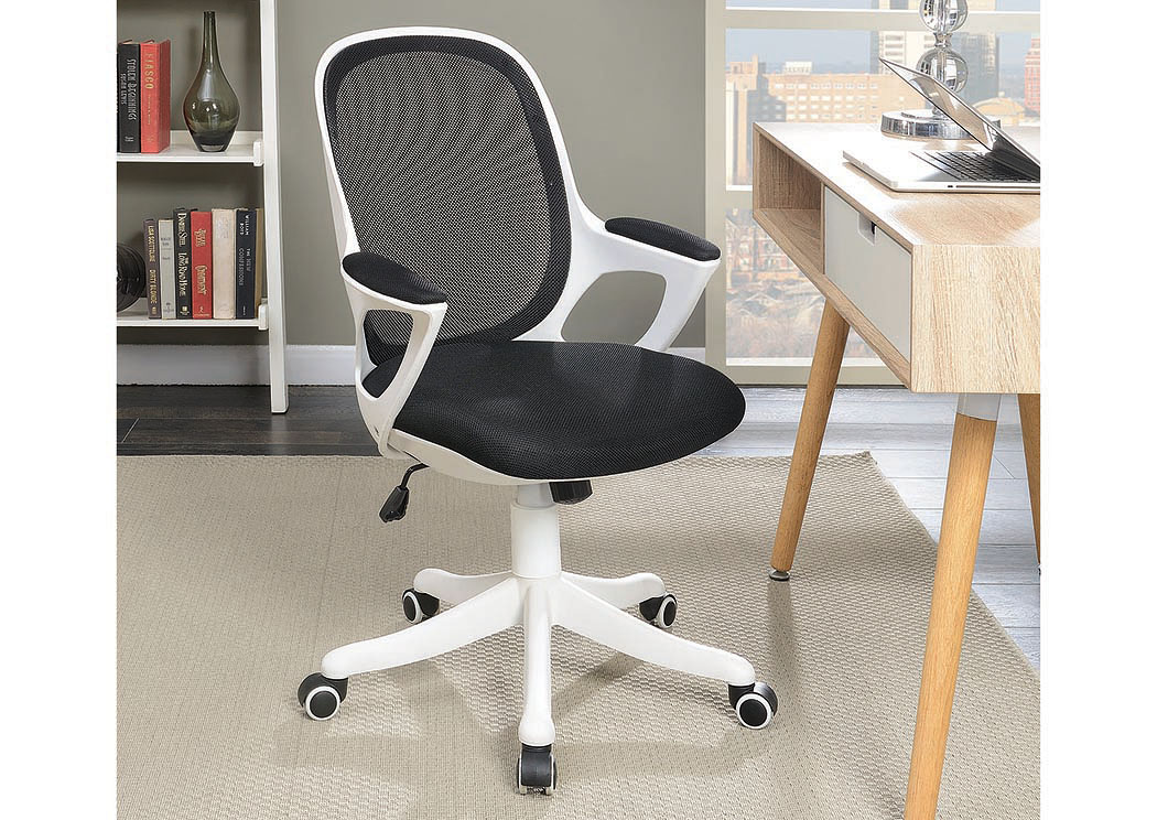 White/Black Office Chair,ABF Coaster Furniture