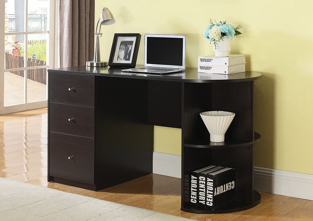 Cappuccino Writing Desk,ABF Coaster Furniture