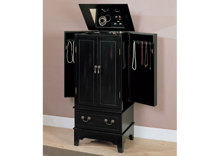 Black Jewelry Armoire,ABF Coaster Furniture