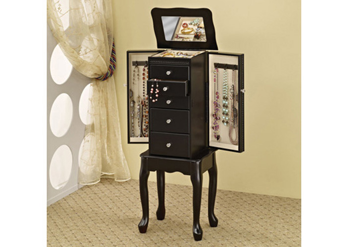 Black Jewelry Armoire,ABF Coaster Furniture