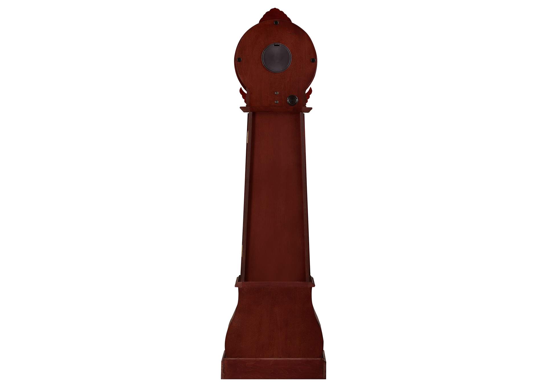 Narcissa Grandfather Clock with Chime Brown Red,Coaster Furniture