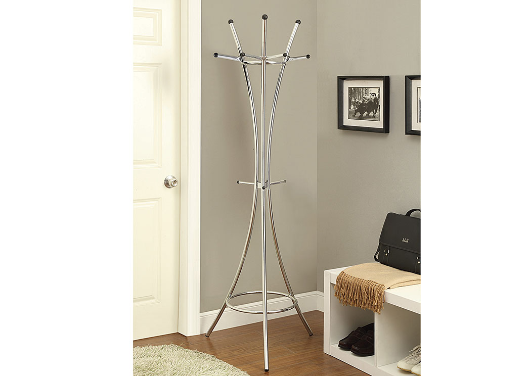 Chrome Coat Rack,ABF Coaster Furniture