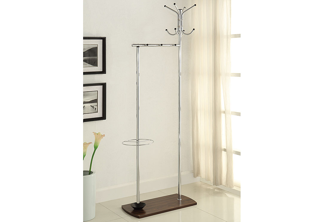 Chrome Coat Rack,ABF Coaster Furniture