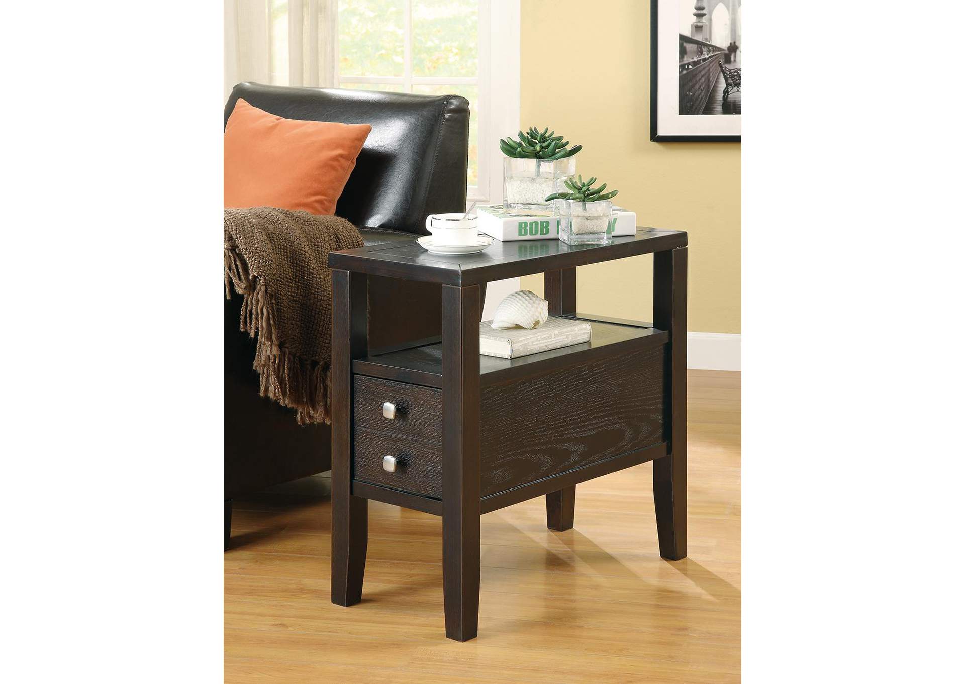 Cappuccino Accent Table,ABF Coaster Furniture