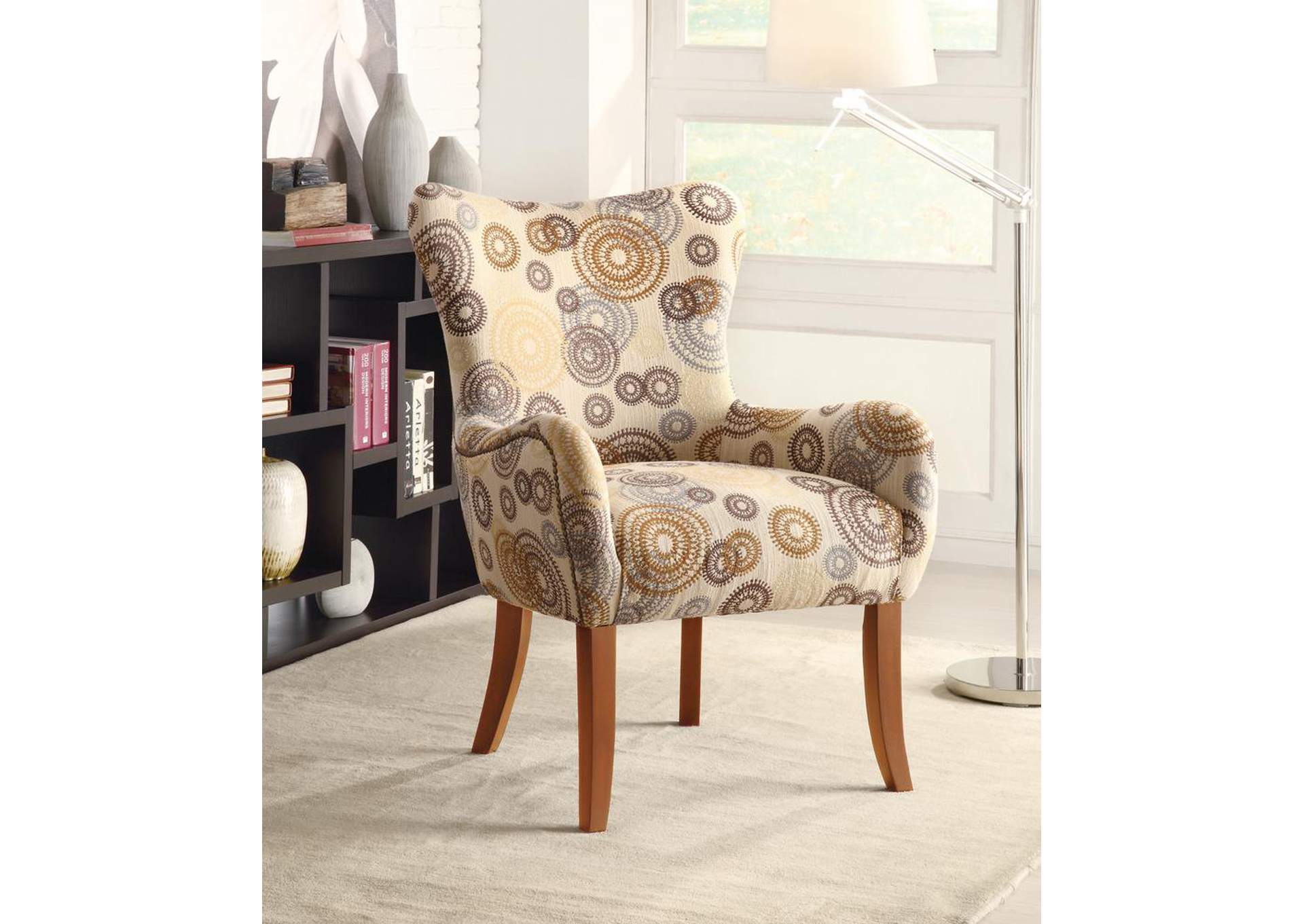 Cappuccino Accent Chair,ABF Coaster Furniture