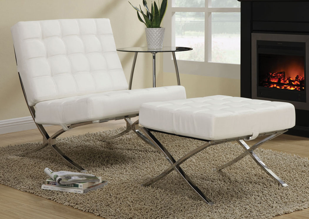 White Chair,ABF Coaster Furniture