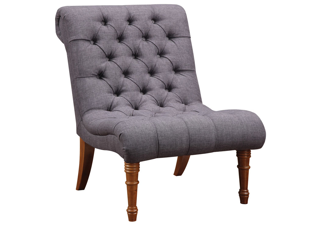 Dark Grey & Light Brown Chair,ABF Coaster Furniture