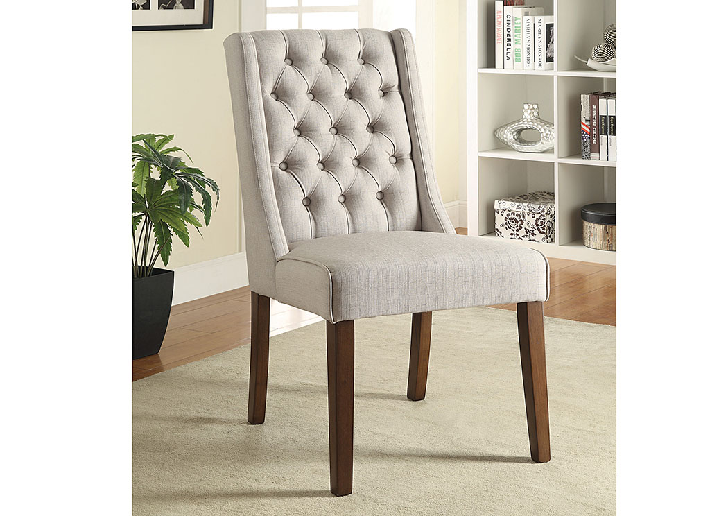 Beige Accent Chair (Set of 2),ABF Coaster Furniture