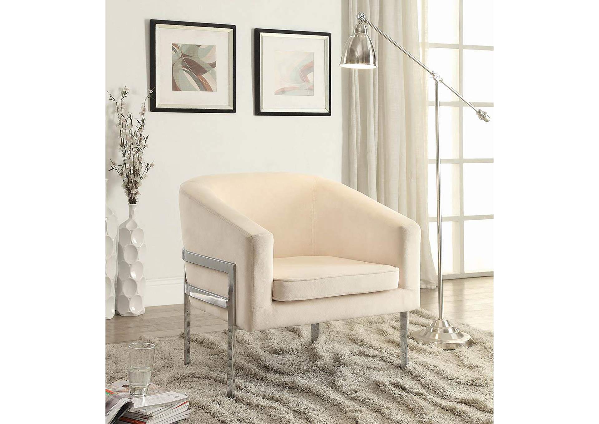 Cream Accent Chair,ABF Coaster Furniture