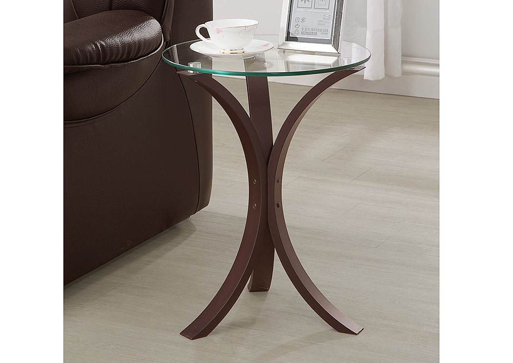 Cappuccino Snack Table,ABF Coaster Furniture