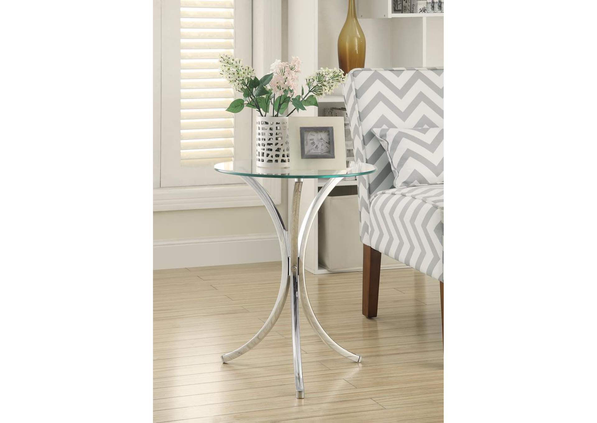Chrome Accent Table,ABF Coaster Furniture