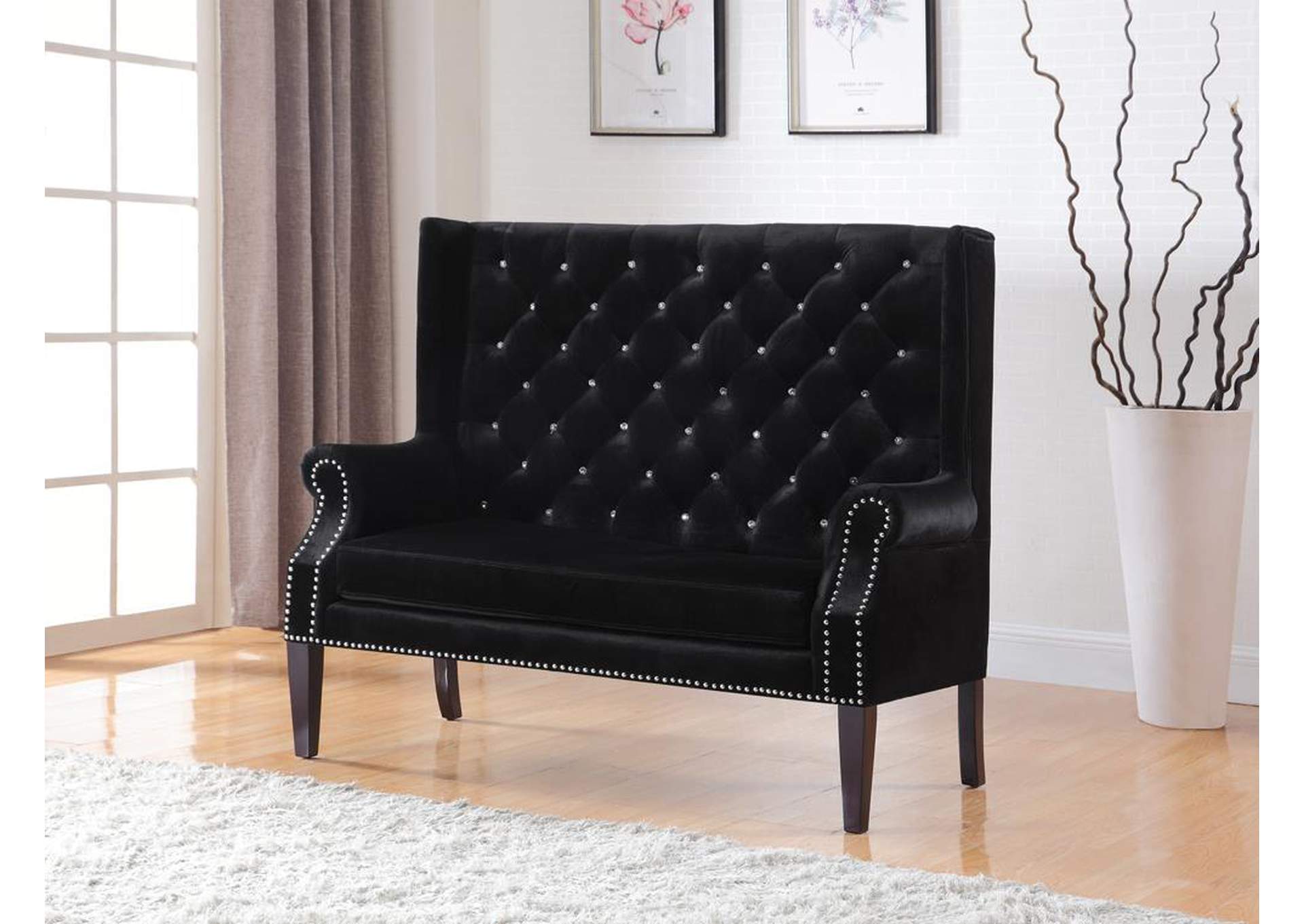 Black Love Seat,ABF Coaster Furniture