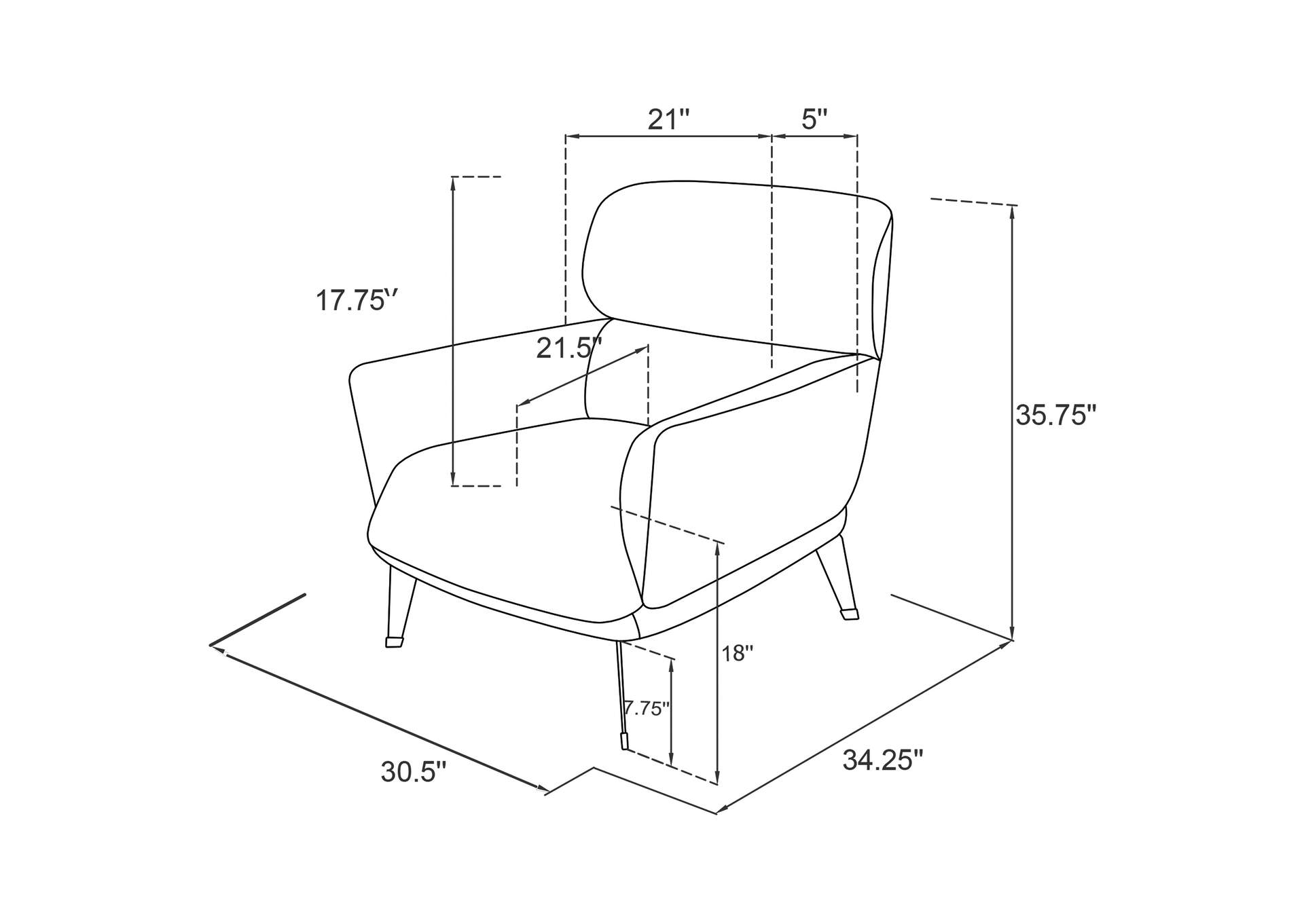 ACCENT CHAIR,Coaster Furniture