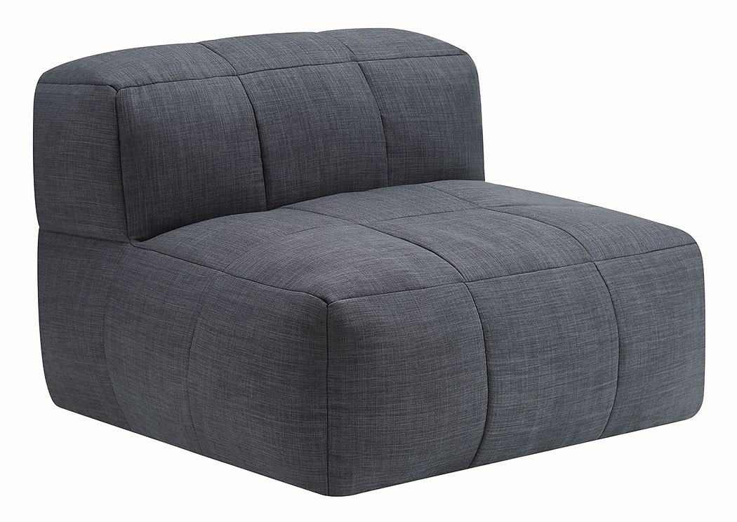 Gray Armless Bean Bag,ABF Coaster Furniture