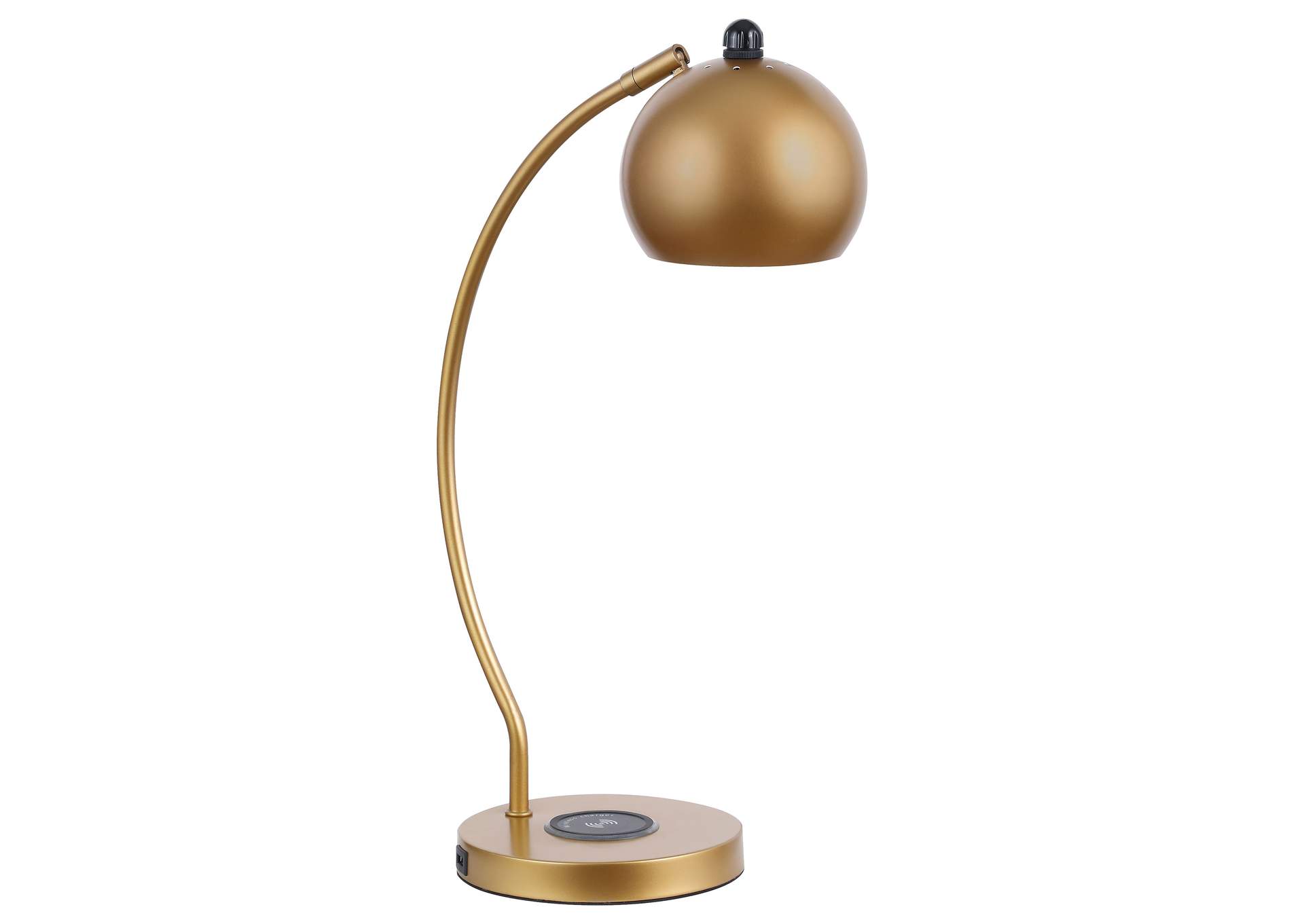 Andreas Dome Shade Table Lamp Gold,Coaster Furniture