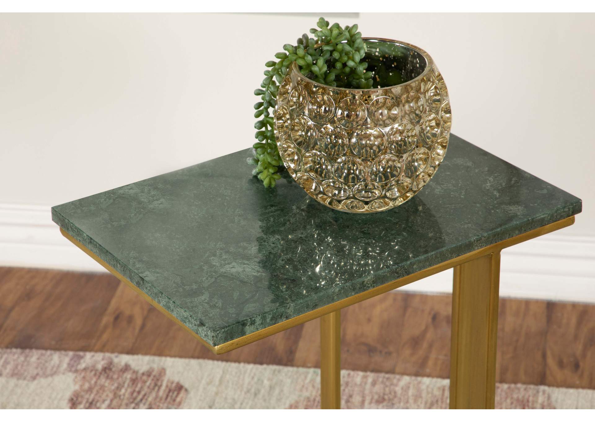 Vicente Accent Table with Marble Top Grey,Coaster Furniture