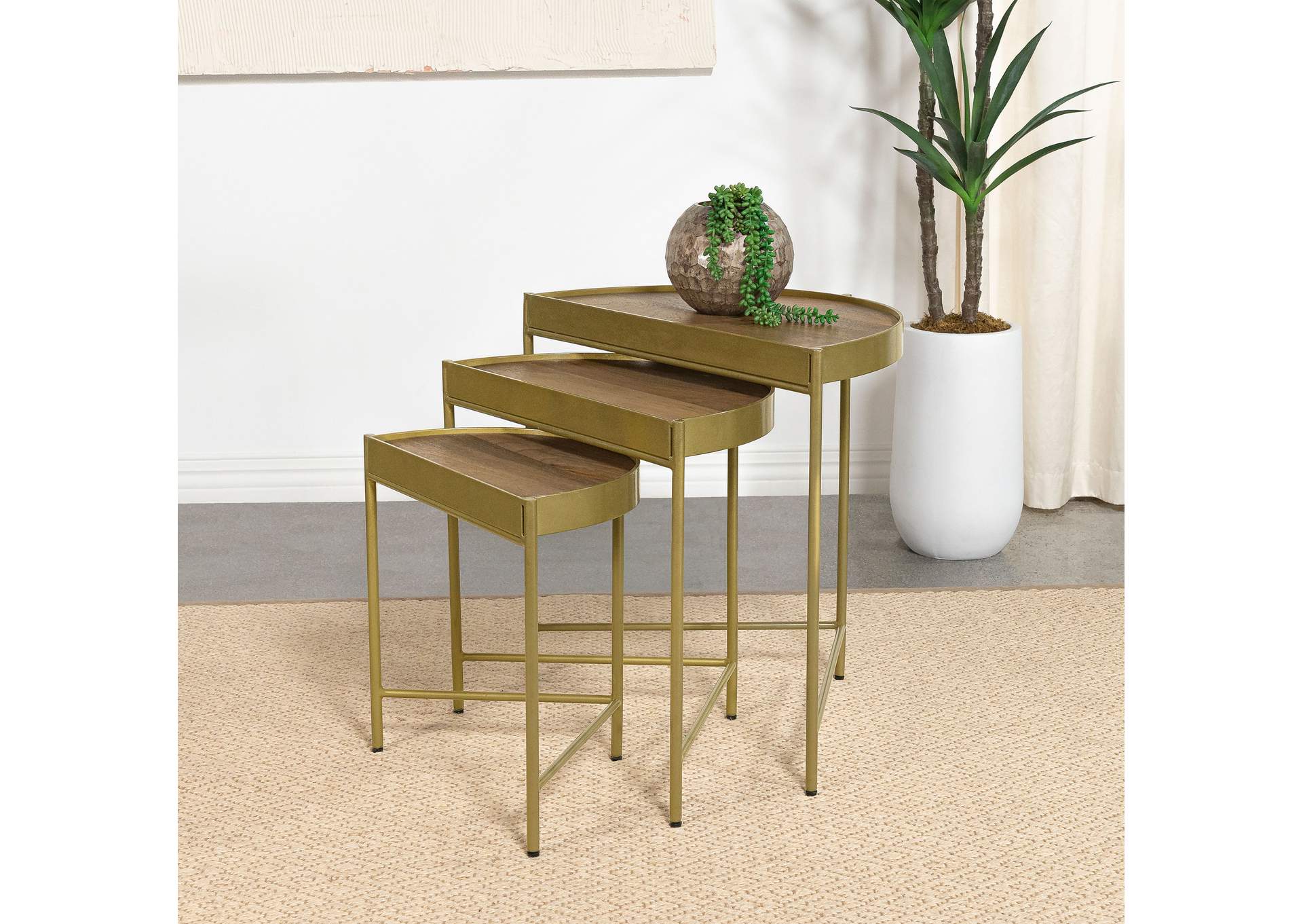 3PC NESTING TABLE,Coaster Furniture