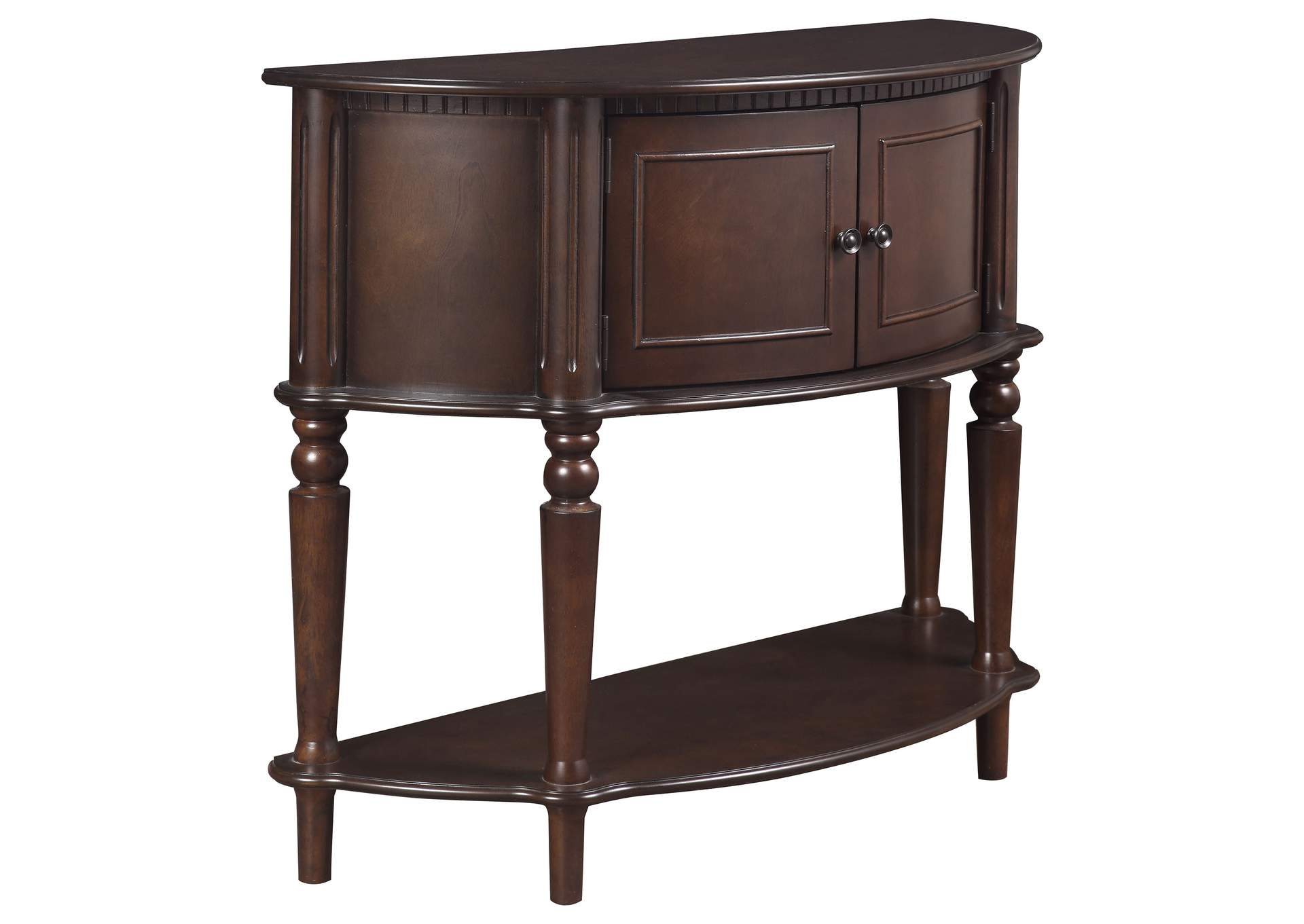 Brenda Console Table with Curved Front Brown,Coaster Furniture