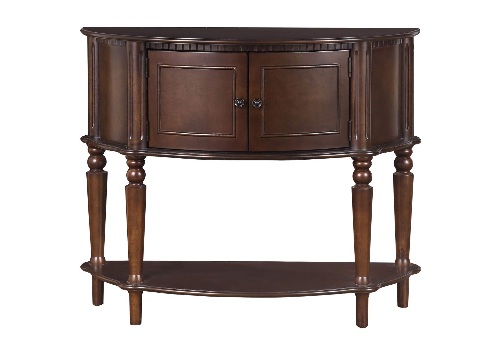 Brenda Console Table with Curved Front Brown,Coaster Furniture