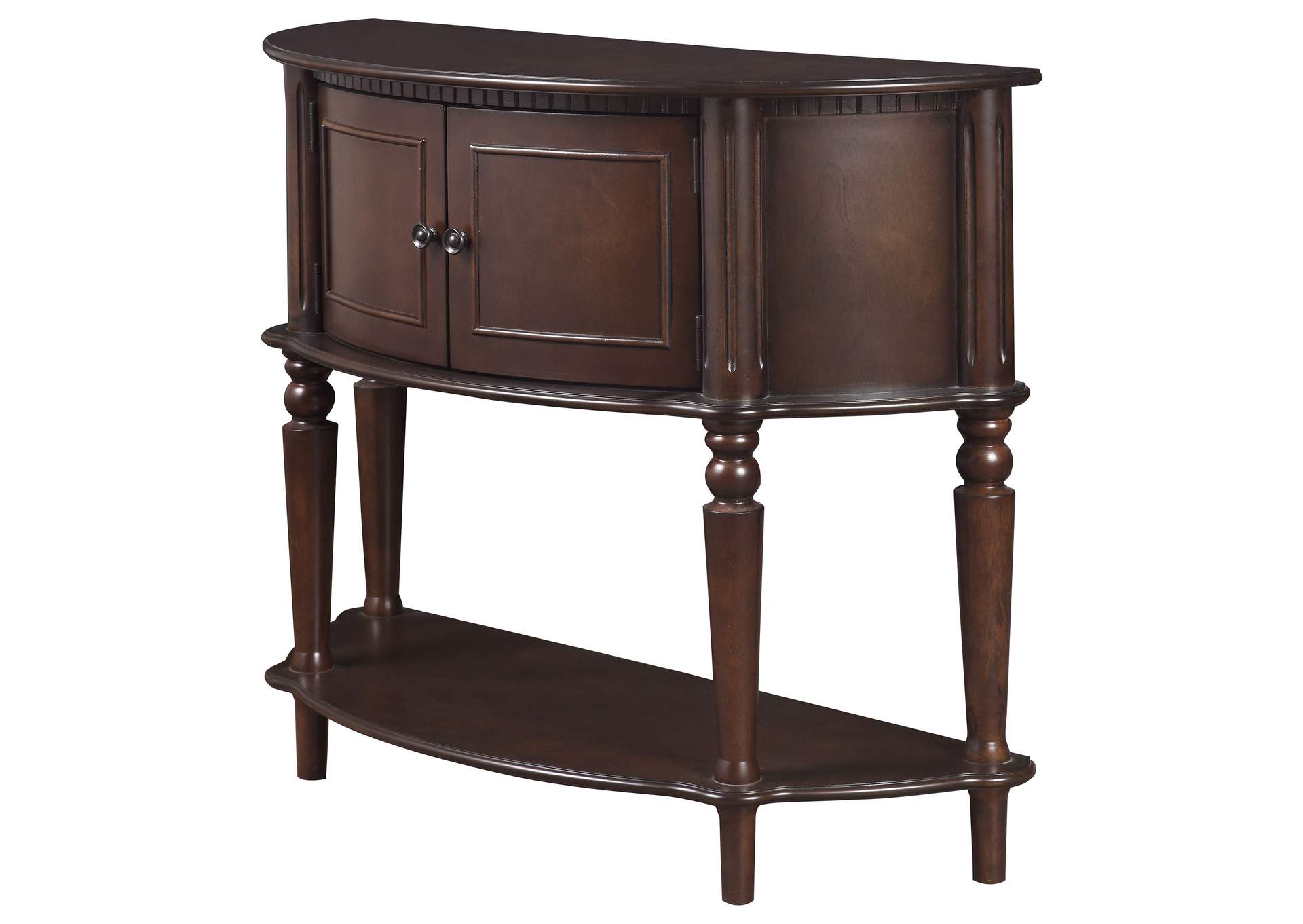 Brenda Console Table with Curved Front Brown,Coaster Furniture