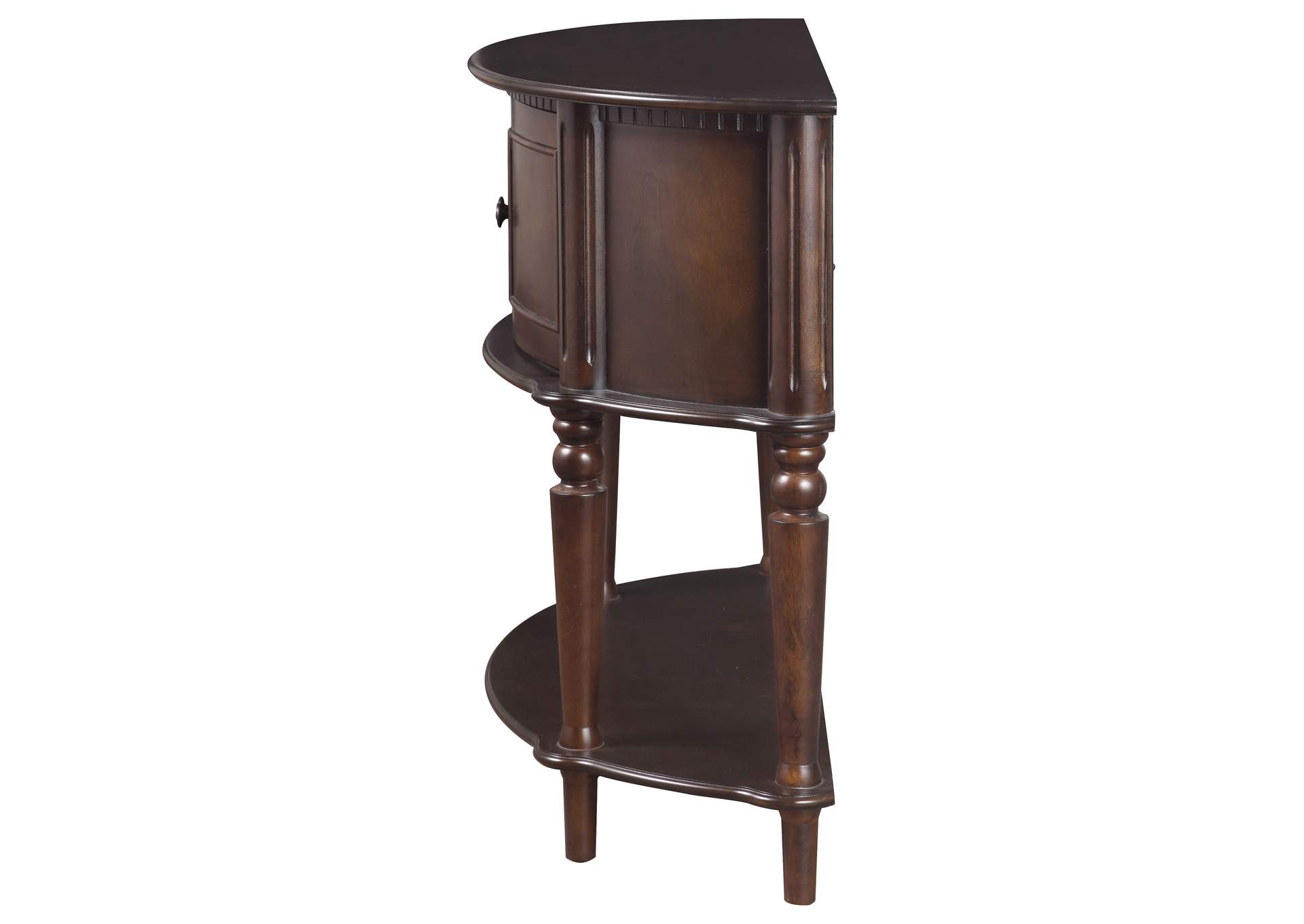 Brenda Console Table with Curved Front Brown,Coaster Furniture