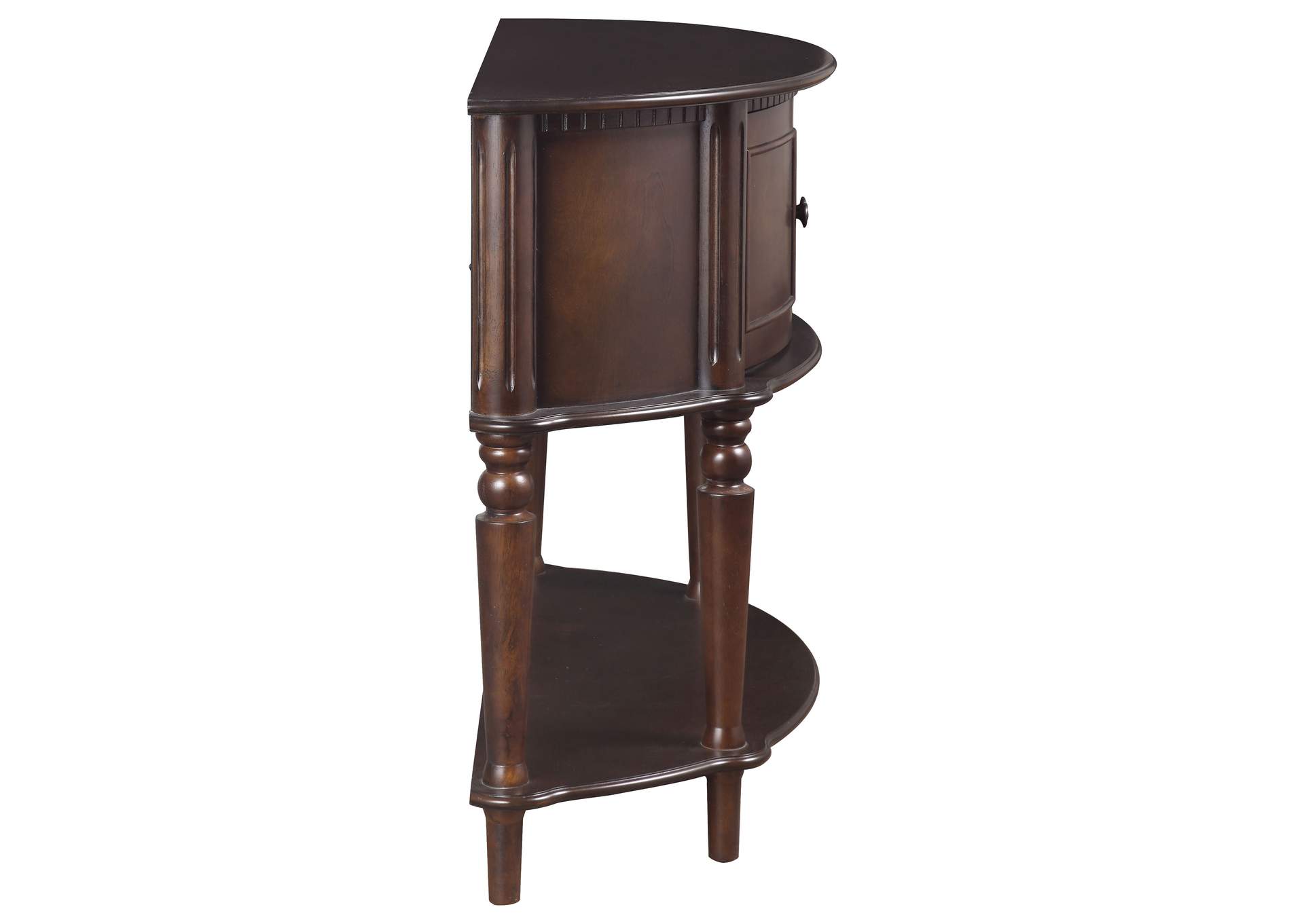 Brenda Console Table with Curved Front Brown,Coaster Furniture