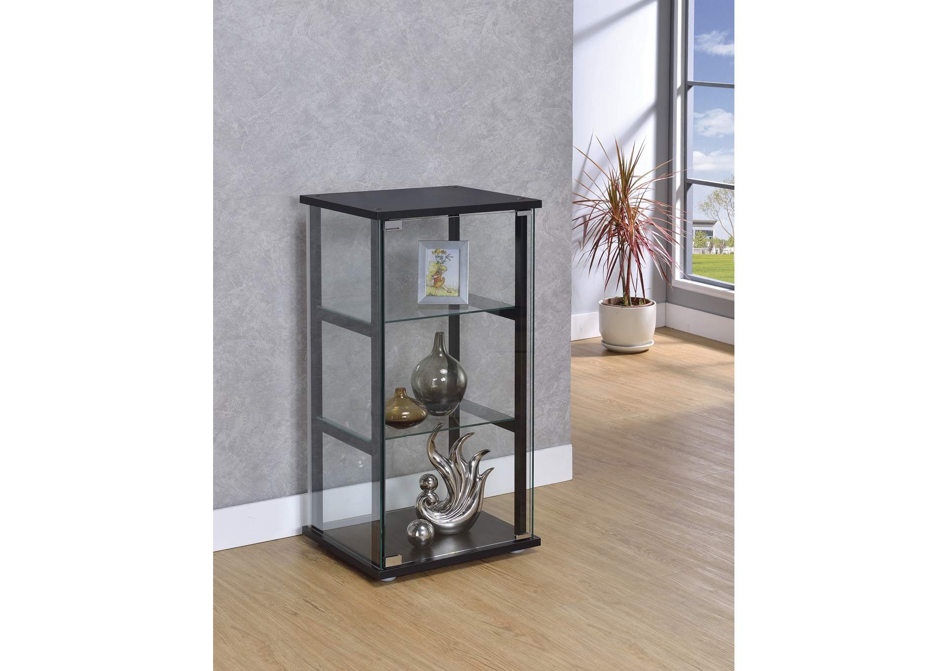 Black Curio Cabinet,ABF Coaster Furniture