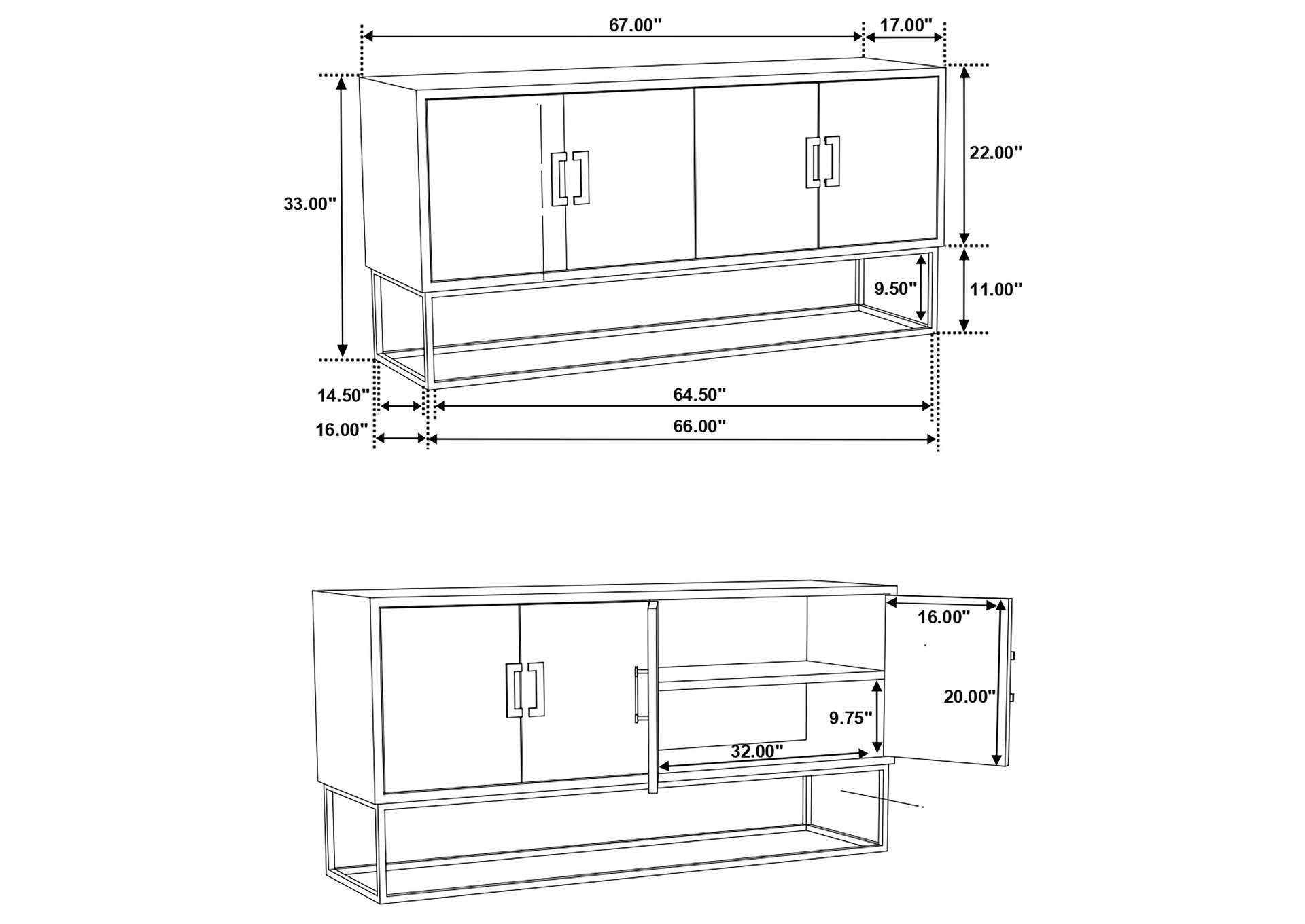 ACCENT CABINET,Coaster Furniture