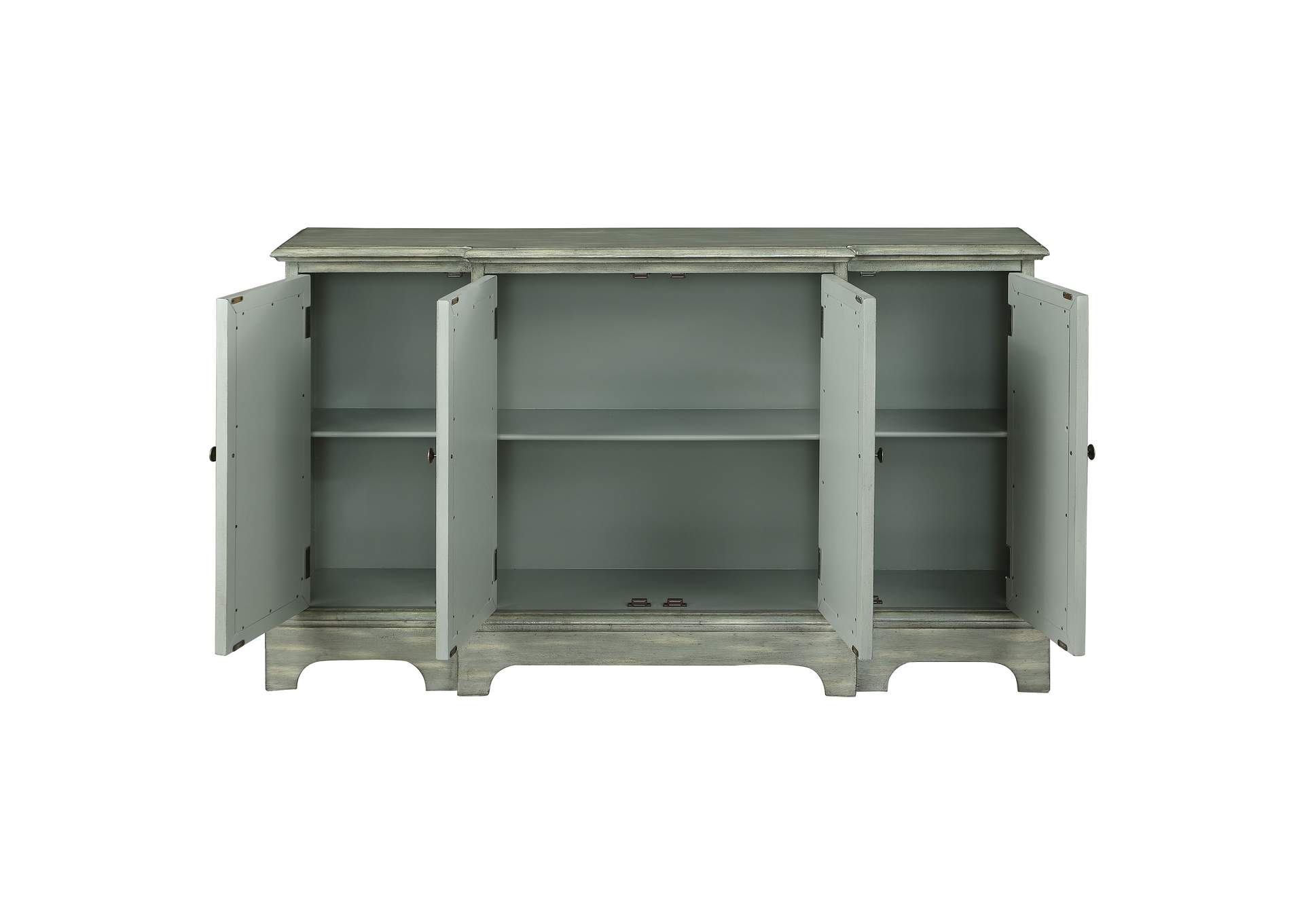 Erigeron 4-door Accent Cabinet Grey,Coaster Furniture