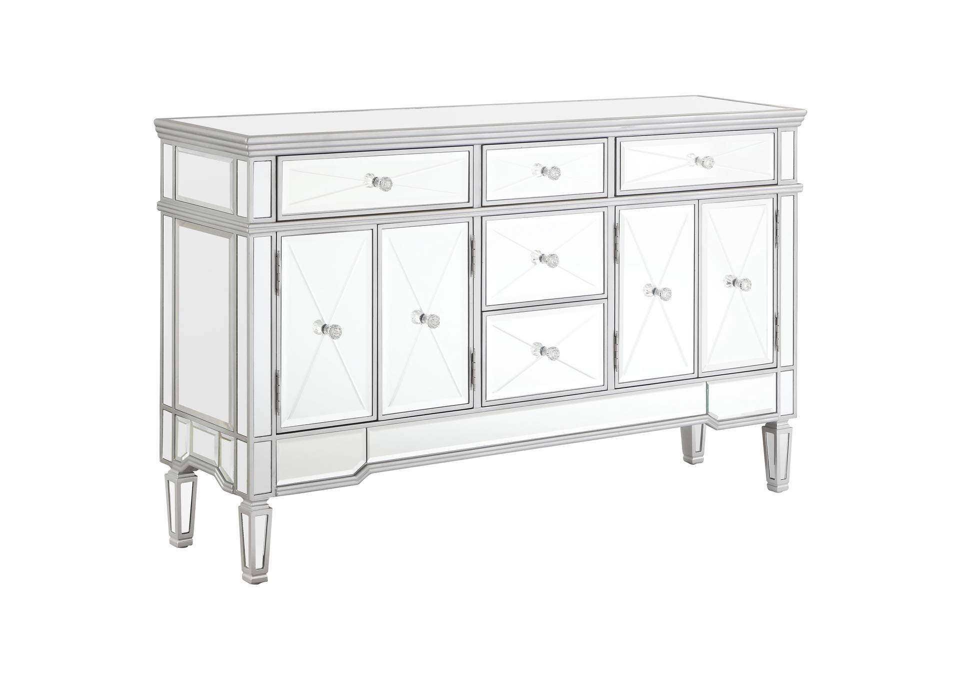 Duchess 5-drawer Accent Cabinet Silver,Coaster Furniture