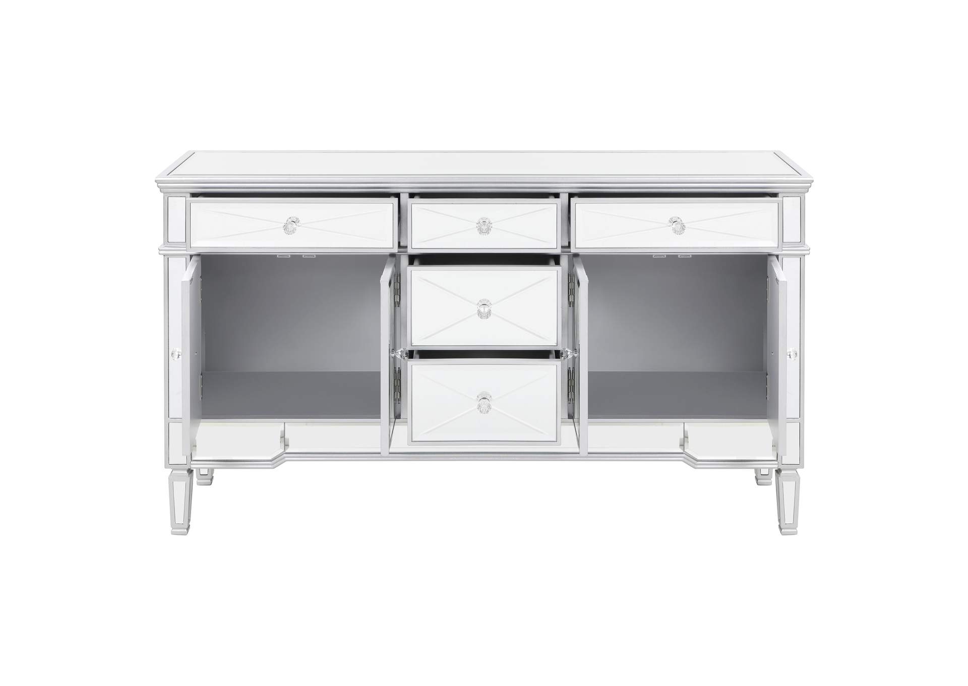 Duchess 5-drawer Accent Cabinet Silver,Coaster Furniture