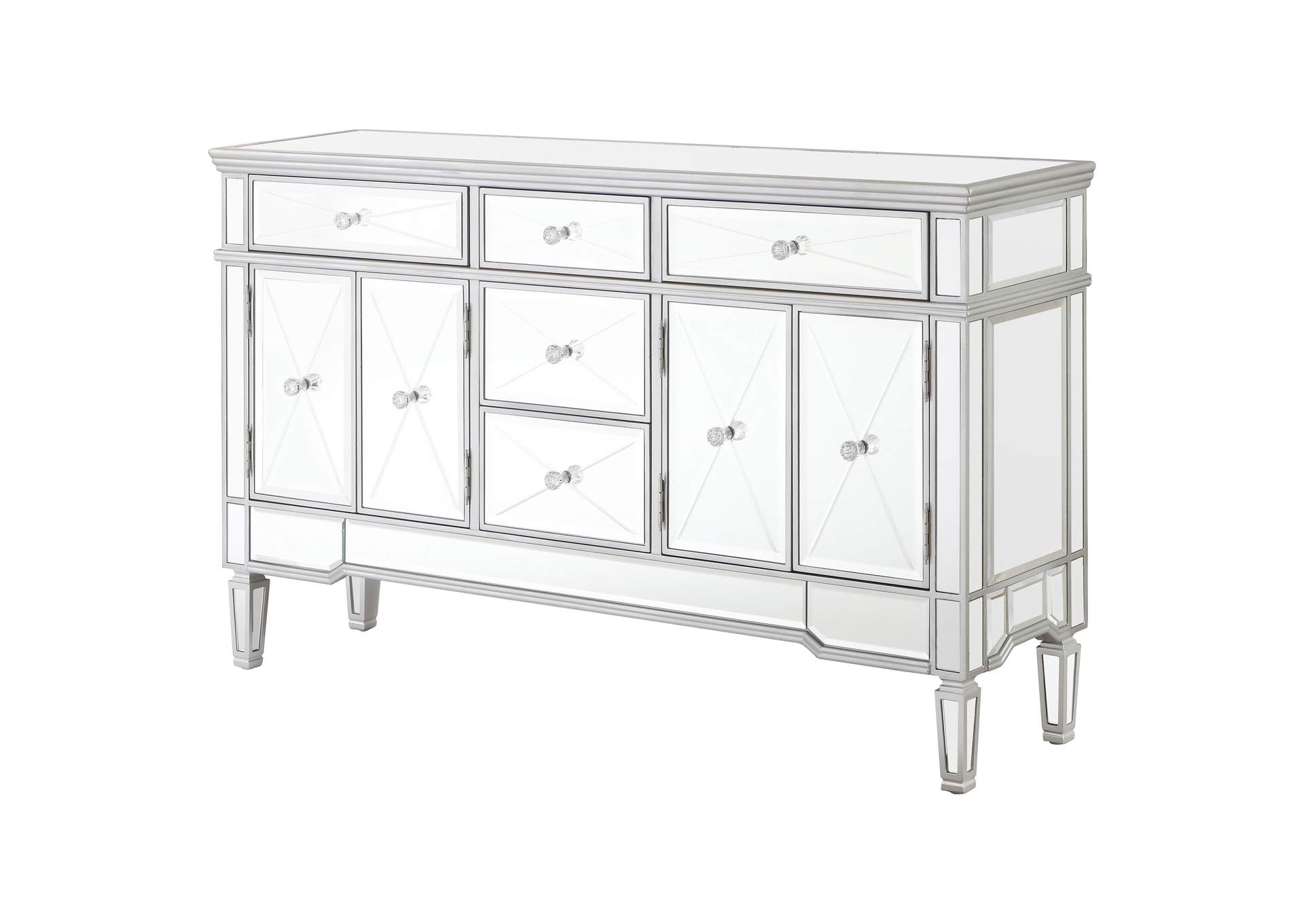 Duchess 5-drawer Accent Cabinet Silver,Coaster Furniture