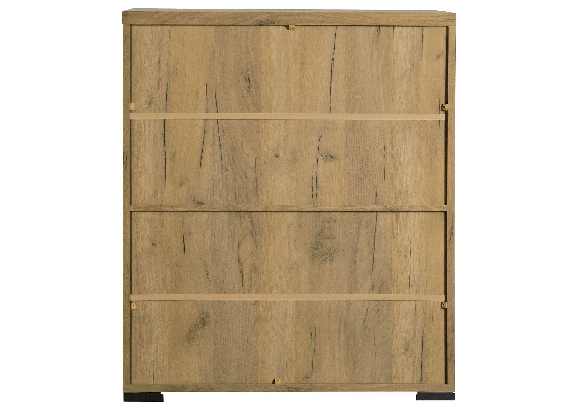 Bristol Metal Mesh Door Accent Cabinet Golden Oak,Coaster Furniture