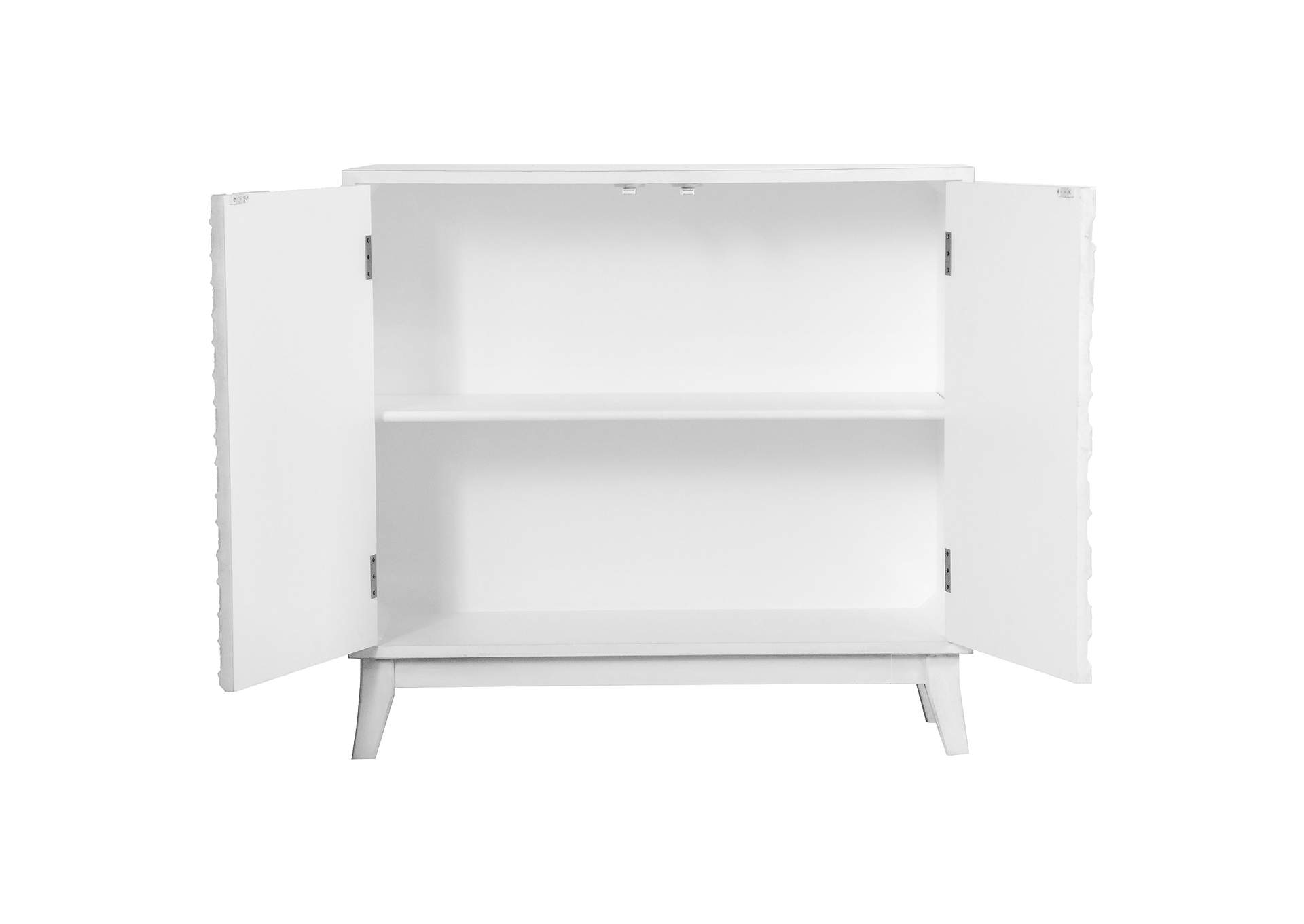 Gambon Rectangular 2-door Accent Cabinet White,Coaster Furniture