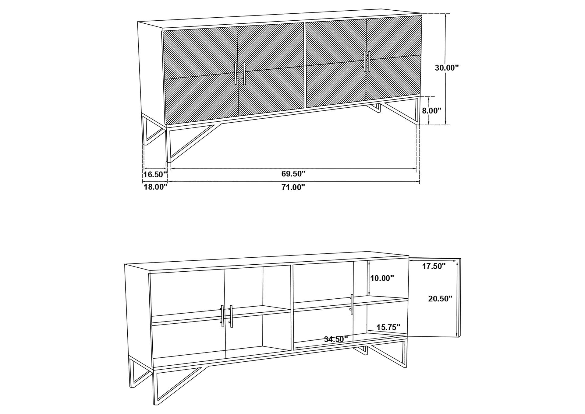 ACCENT CABINET,Coaster Furniture