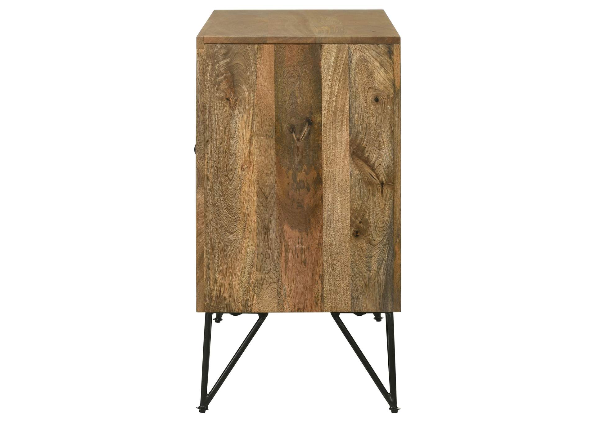 Eileen Rectangular 2-door Accent Cabinet Natural,Coaster Furniture