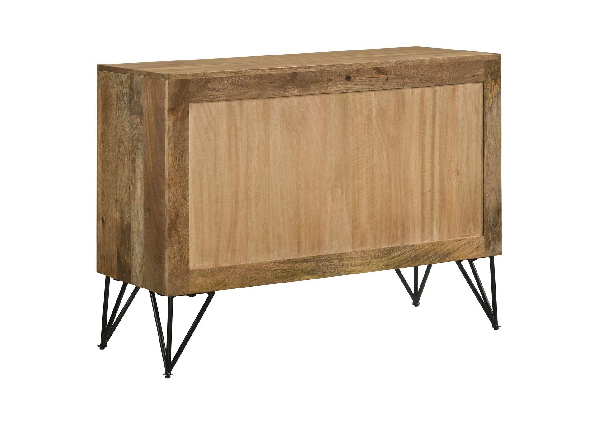 Eileen Rectangular 2-door Accent Cabinet Natural,Coaster Furniture