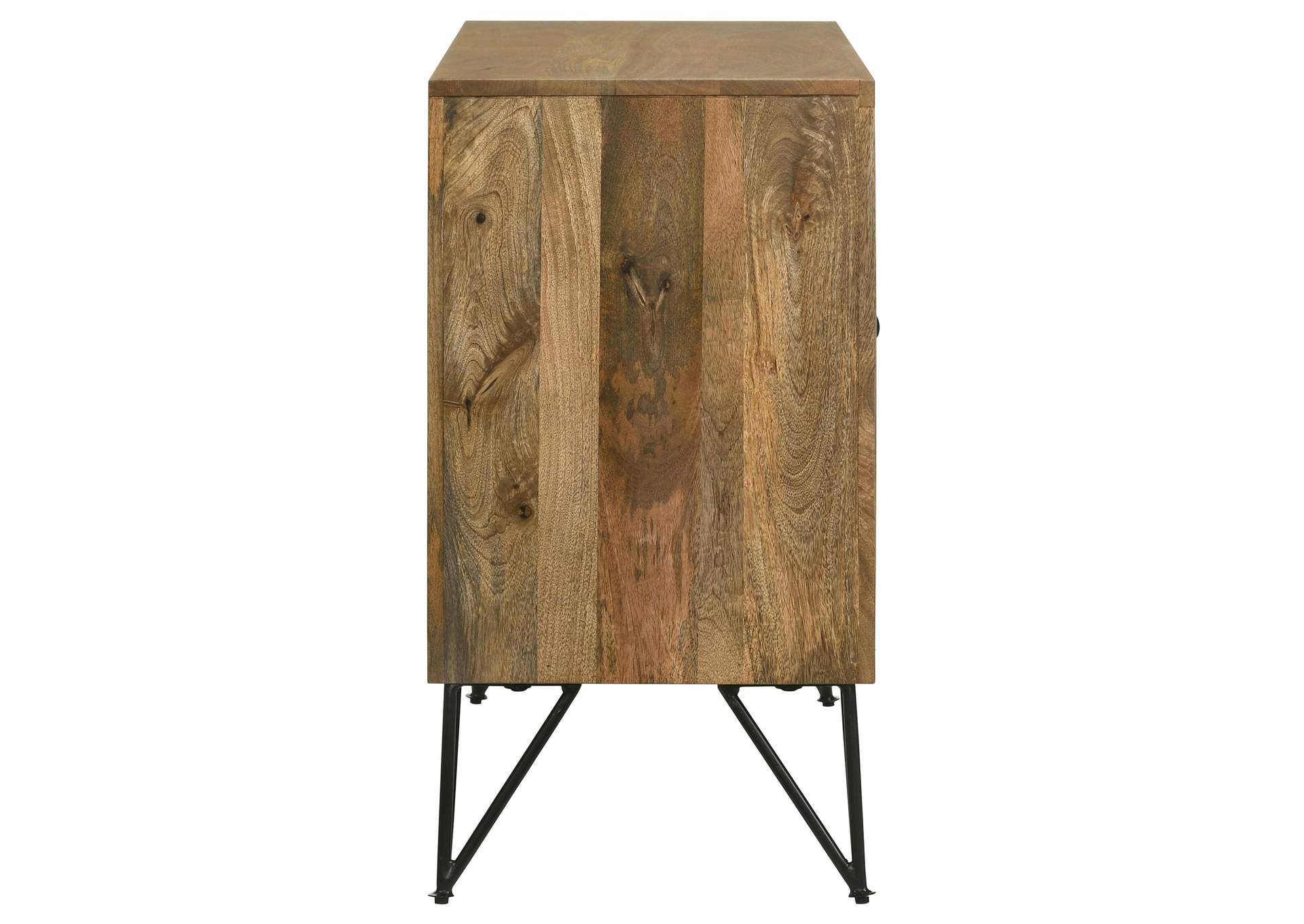 Eileen Rectangular 2-door Accent Cabinet Natural,Coaster Furniture