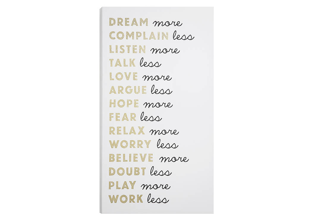 How Life Should Be Wall Art,ABF Coaster Furniture