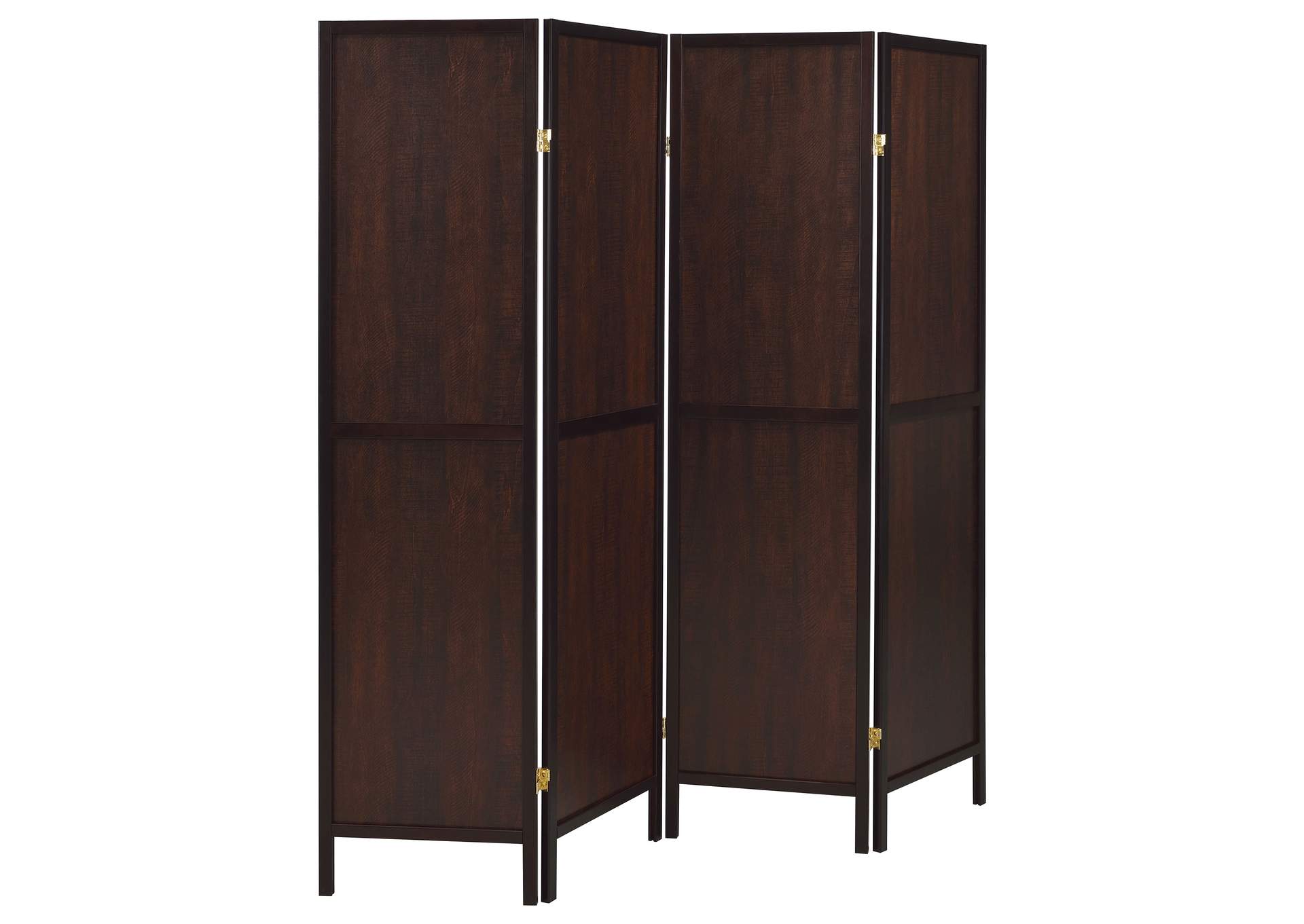 Deepika 4-panel Folding Screen Tobacco and Cappuccino,Coaster Furniture