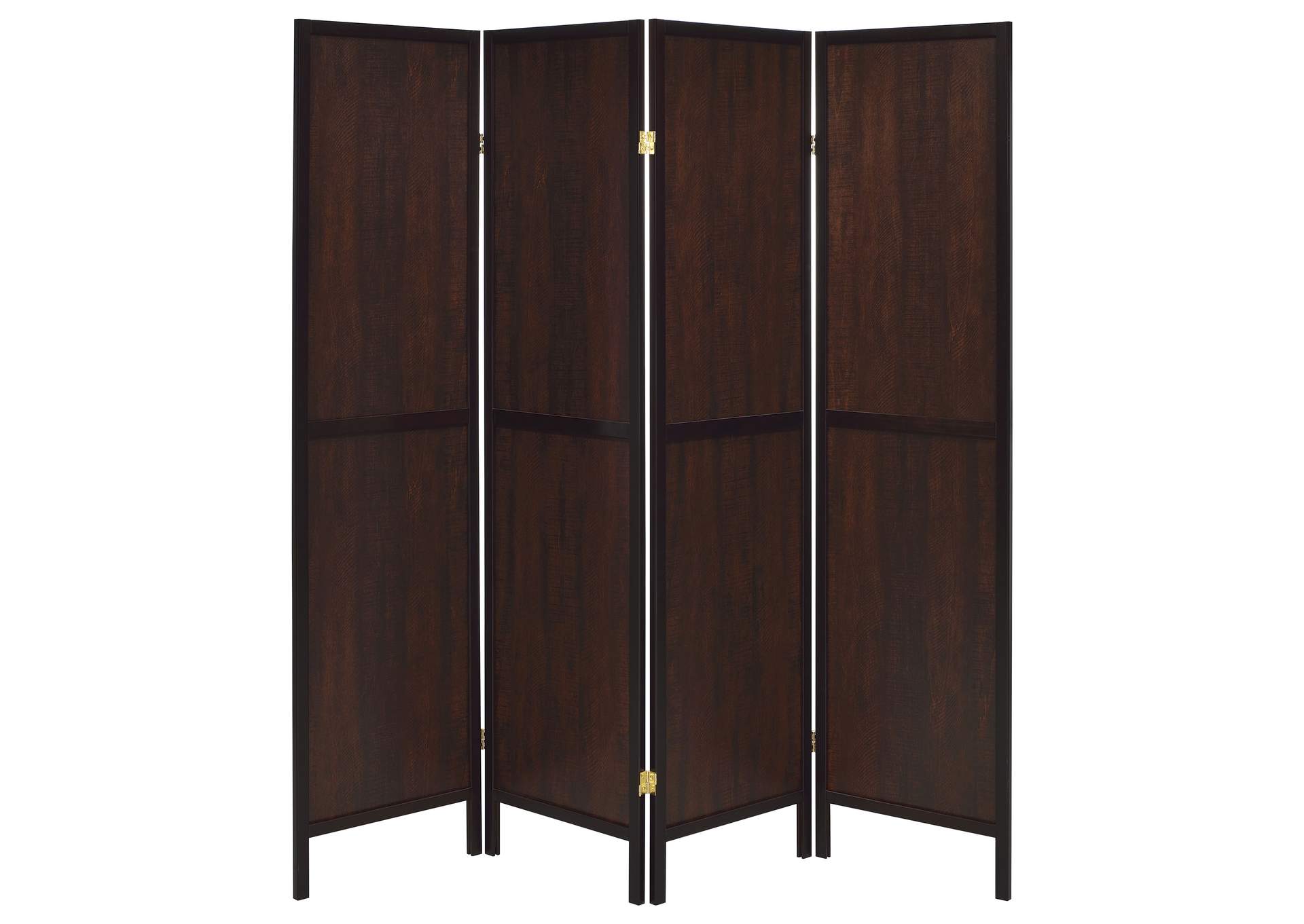 Deepika 4-panel Folding Screen Tobacco and Cappuccino,Coaster Furniture