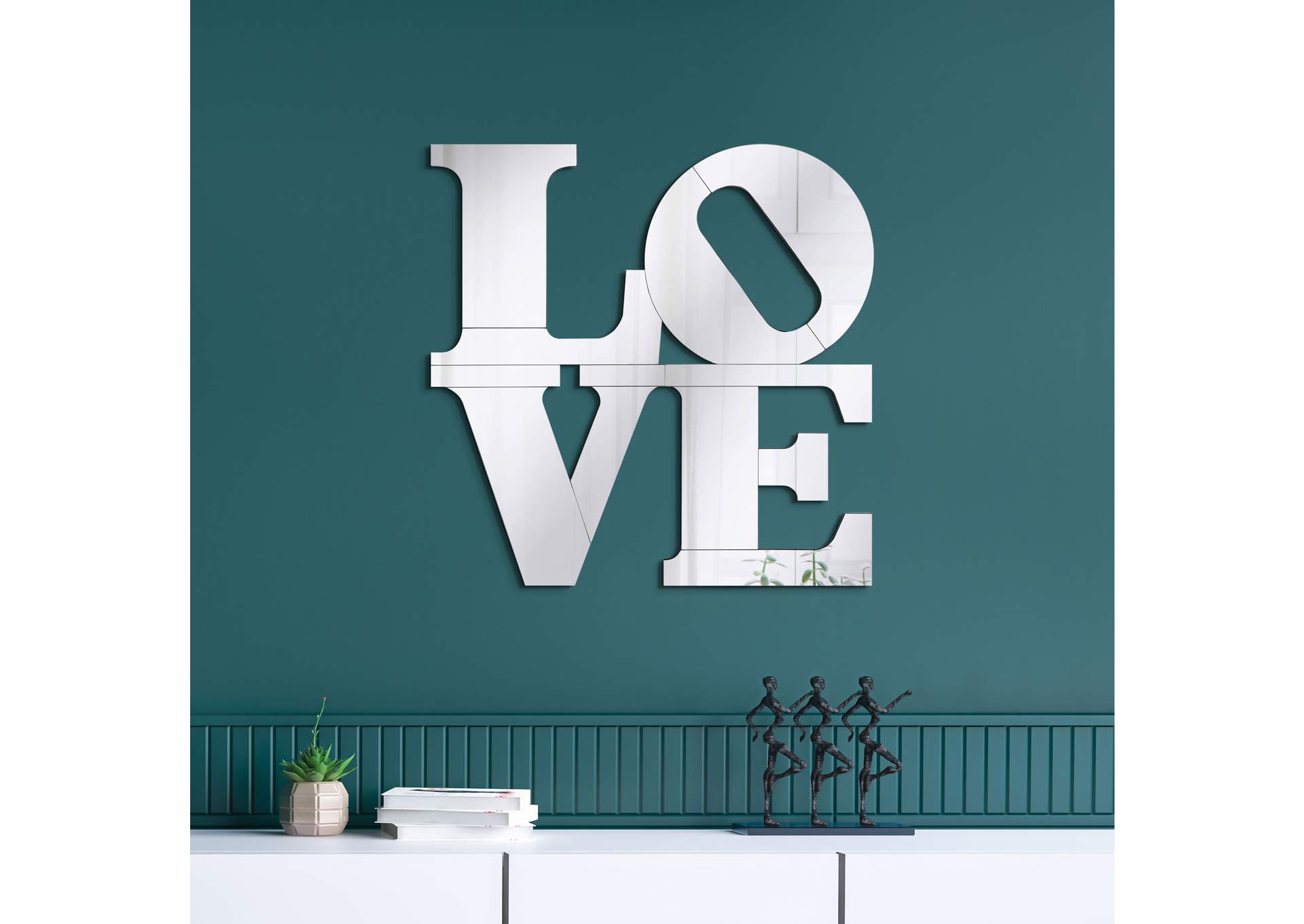 Keiran Letter Shaped Wall Mirror,Coaster Furniture