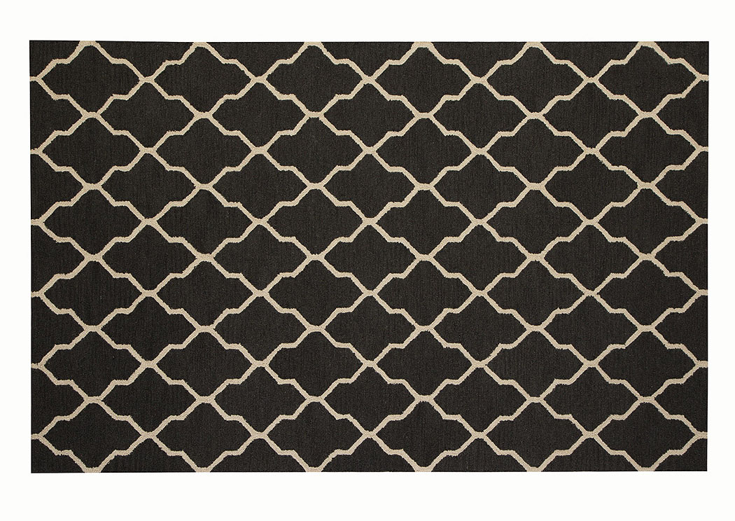 Black & Grey Pattern Rug 5' X 8',ABF Coaster Furniture