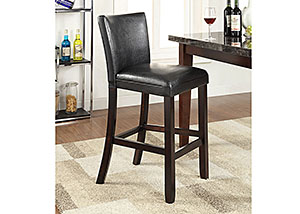 Image for Black & Cappuccino 29'' Counter Height Stool (Set of 2)