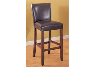 Image for Brown & Cherry Bar Stool (Set of 2)