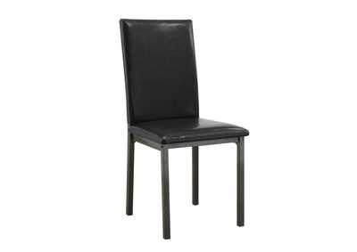 Image for Garza Black Upholstered Side Chair [Set of 2]