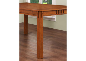Light Oak Rectangular Dining Table