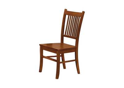 Image for Marbrisa Slat Back Side Chairs Sienna Brown [Set of 2]