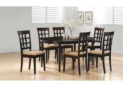 Image for Cappuccino Oval Dining Table